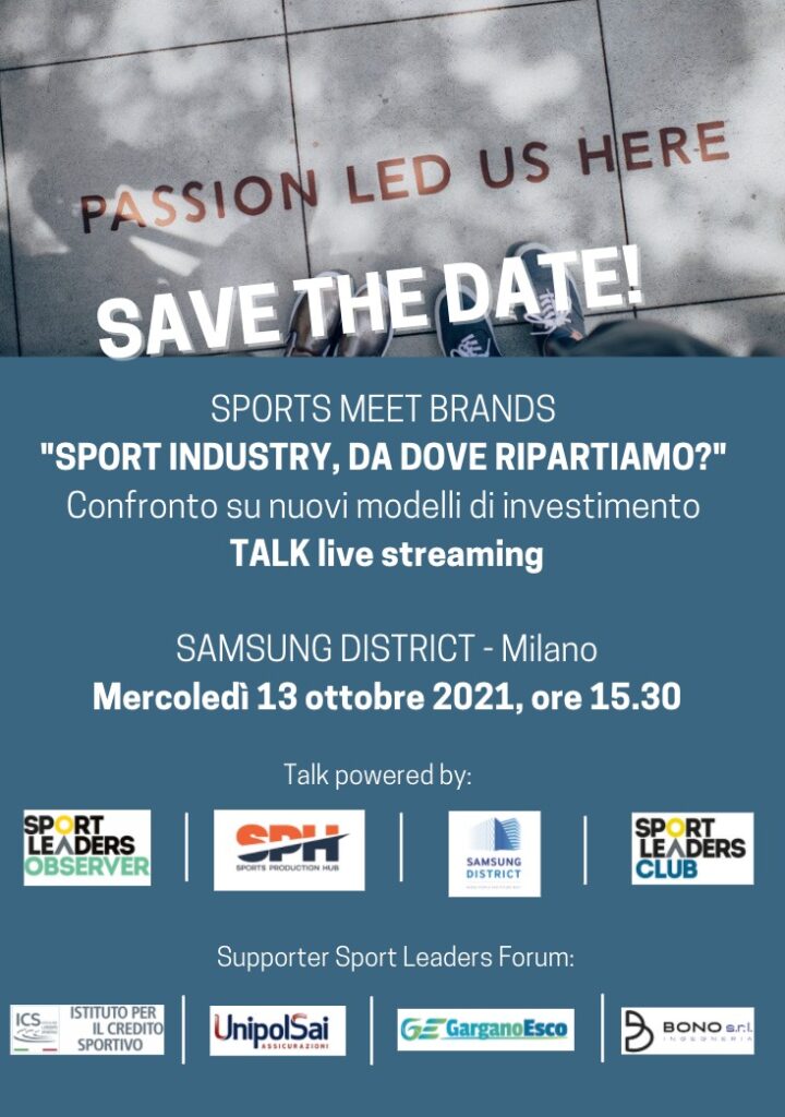 Sport industry da dove ripartiamo